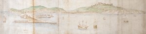 Dover from the Sea by Anthonis van den Wyngaerde